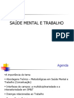 Saúde Mental e Trabalho