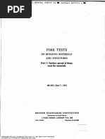 BS 476-7-1971 - Fire Tests On Building Materials & Structures - Part 7 - Surface Spread of Flame Tests For Materials