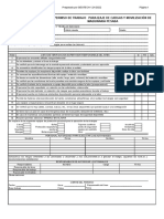 Formato de Permiso de Izaje de Cargas