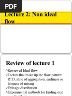 Lecture 2 Non Ideal Flow