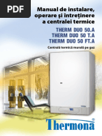 TH001007 - Therm DUO 50 T.A, Manual Utilizare, Instalare, Intretinere