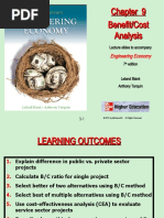 Chapter 9 - Benefit & Cost Analysis