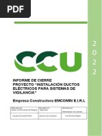 Informe Cierre Final Proyecto Ductos