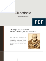 Origen y Concepto Ciudadanía