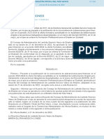 Otras Disposiciones: Departamento de Trabajo Y Empleo