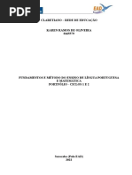 Portfólio 1 - Fundamentos e Métodos Do Ensino de Língua Portuguesa e Matemática