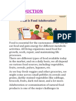 Food Adulteration