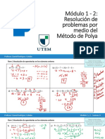 Módulo 1 - 2: Resolución de Problemas Por Medio Del Método de Polya