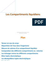 10 - Les Compartiments Liquidiens de L'organisme