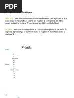 Compléments Logiciel MCS-51, Exercices 8 Et 9 Et Utilisation Leds, Switchs Et Afficheurs