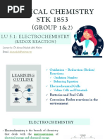 LU 5.1 Electrochemistry