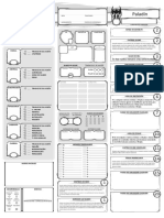 Dragones y Mazmorras en Español, Ficha Simplificada Base Paladín