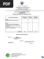 MAPEH 3 - 2nd SUMMATIVE TEST-QUARTER 3