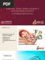 Forceps, Tipos, Indicaciones y Contraindicaciones