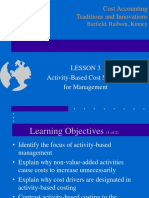 Lesson 3. Abc Costing Theory