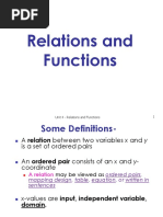 Gen MATH WEEK 1 Relations and Functions Power Point