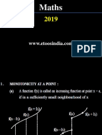 Monotonicity at A Point