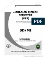 Soal PTS Matematika Kelas 6