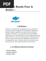 Compte Rendu Pour Le Docker