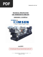 Technical Specification For Termonorte 93MW DFPP