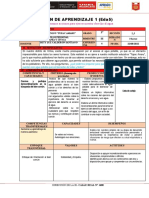 Sesion de Aprendizaje DPCC 1° 22 de Agosto