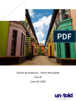 Estudio de Audiencia Centro Persuasible - Fase III Junio 26 2020