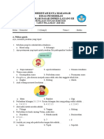 UTS Kelas 1 Tema 1 & 2 SMT Ganjil 2020-2021