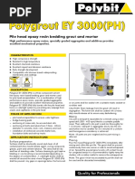 Mea Polybit Tds Polybit Polygrout Ey 3000 PH en Mea