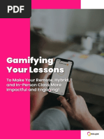 Ebook - Gamifying Your Lessons To Make Any Class More Impactful and Engaging