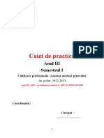 Caiet de Practica Anul III SEM I