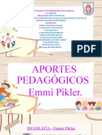 Aportes Pedagógico A La Educación Enmi Pickler