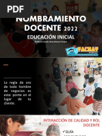 Material 12 Nombramiento Docente 2022 - Educación Inicial