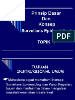 Prinsip Dasar Dan Konsep Surveilens Epidemiologi (Topik 1)