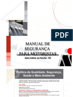 Manual de Segurança para Motoristas - Cosma SAP - REV03