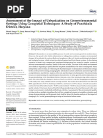 Assessment of The Impact of Urbanization On Geoenvironmental