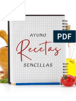 #2 Ayuno Recetas Sencillas