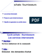 Cycle Achats Fournisseurs