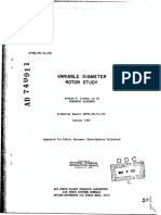 Variable Diameter Rotor Study