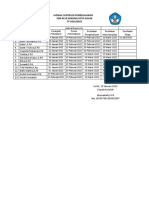 Jadwal Supervisi Pembelajaran 2022