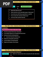 Outcomes of Democracy