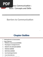 Ch. 4 Barriers To Communication