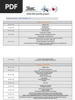 Scientific Program WCNA 2022