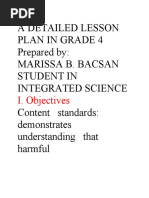 A Detailed Lesson Plan in Grade 4