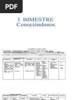 Planificación de Primero Primaria 2018