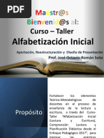 Alfabetizacion Inicial Escritura Presentacion en Linea Septiembre