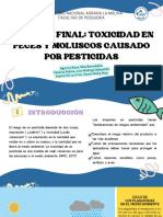 Toxicidad en Peces y Moluscos Causado Por Pesticidas - PPT