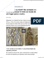 OCULTO REVELADO A VERDADE Gilgamesh Ou Enlil Na Verdade É A Mesma Pessoa! O Mito Só Muda de Um Lugar para o Outro.