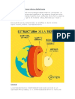 La Estructura Interna de La Tierra... de Donde Sacamos El Trabajo de Geo XD Jajajjaaj