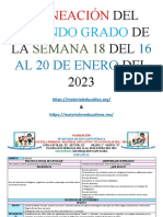 Planeación: Segundo Grado