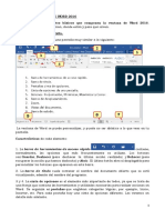 Unidad 1 - El Entorno de Word 2016